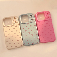 Coque pour iPhone 17 avec nœud mignon pour femme et fille, étui de protection en TPU pour iPhone 17 16 15 14 Pro Max Funda