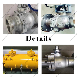 Bille flottante en acier inoxydable SS304/SS316 pour milieux, structure simple et économique. Différent de la vanne à bille montée sur trunnion, la vanne à flotteur - Product Image 3