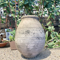Vase en terre cuite Kit de jardinière extérieure Artisanat peint enduit pour plante verte de jardin