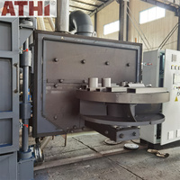 Machine de sablage à double plateau tournant de fabrication industrielle
