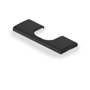 Blum1 Cache-charnière décoratif en agate lisse nickelé noir - Product Image 1