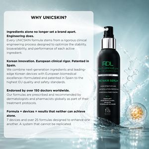 UNICSKIN el SÉRUM CAPILAR - 100ml para Uso Diario Antiencrespamiento y Brillo, Hidratado y Protegido para Todo Tipo de Cabello - Product Image 3
