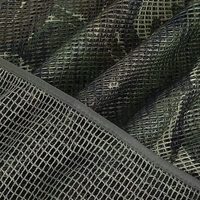 Écharpe chaude en tissu jacquard imprimé camouflage forestier, coupe-vent, grande maille, pour l'extérieur