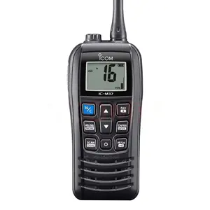 Icom IC-M37 Marine Radio IP57 étanche à la poussière VHF émetteur-récepteur navire talkie-walkie Original noir IPX7 16 portable 2350mah