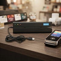 Lecteur-graveur-encodeur de cartes à bande magnétique 4-en-1 MSR 605X à succès – Collecteur de données portable 3 pistes
