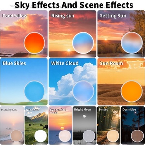 Hiện đại đầy đủ-phổ tuya WIFI LED <span class=keywords><strong>Skylight</strong></span> ánh sáng trần cho văn phòng nhà đầy màu sắc mắt bảo vệ bầu trời <span class=keywords><strong>r</strong></span>õ <span class=keywords><strong>r</strong></span>àng cho phòng ngủ Master - Product Image 2