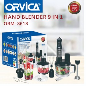 Robot culinaire multifonctionnel portable ORVICA, norme européenne transfrontalière, pour préparation de repas pour bébés, mixeur, extracteur de jus, hachoir à viande - Product Image 4