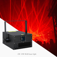 Lampu Panggung Laser RGB 10W Terlaris dengan Kontrol DMX512, Peringkat IP33 untuk Acara Disko DJ Pesta Klub Malam di Dalam Ruangan