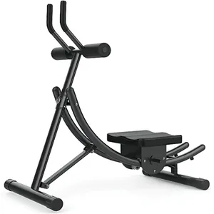 Mosunx-máquina de gimnasia en casa, equipo de ejercicio de Abs, Banco plegable para sentarse, Banco de entrenamiento ajustable, equipo de Fitness, cartón negro