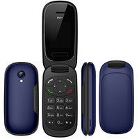 Teléfono Flip GSM con Pantalla TFT de 1.77 Pulgadas, Doble SIM, Teclado, Radio FM, Idioma Francés/Español, Cámara, Funciones Básicas, Logotipo Personalizado, Comunicación Diaria