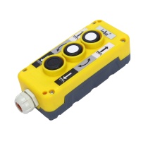 Télécommande universelle COP-3B avec boîtier à 3 boutons IP65 en plastique 1NO 10A Max. Courant 220V Max. Interrupteurs de tension