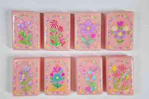 Set Mahjong Americano a Tema Schiaccianoci Ballerina, 4 Giocatori, Tessere in Acrilico Rosa, 160 Pezzi, Personalizzabile, Intrattenimento Floreale per le Feste - Product Image 2