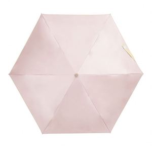 ร่มพับอลูมิเนียมอัลลอยด์ 100 ซม. แบบ 6 ซี่โครง ควบคุมด้วยมือ ทนทานต่อรังสียูวี หลายสี รับผลิตตามสั่ง ขายส่งจากโรงงาน - Product Image 1
