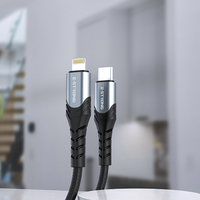 Câble USB Type C V8 3A à charge rapide et transfert de données, en nylon tressé, pour téléphone portable Samsung (1M, 2M, 3M)
