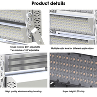 Lampe de projecteur de stade d'aéroport logistique de lumière d'inondation de puissance élevée haut mât IP65 a mené la lumière d'inondation 240W 480W 720W 960W 1200W 1400W