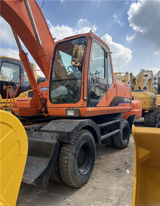 Doosan-Excavadora de ruedas de 21 toneladas, con caja de cambios y bomba de componentes básicos, de segunda mano, Doosan - Product Image 2