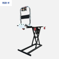 Chariot à main électrique pliable et portable WGZN avec levage hydraulique, personnalisable, à quatre roues, pour le shopping