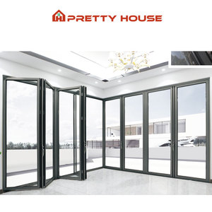 NFRC Portes pliantes en aluminium à impact résistant aux ouragans Balcon <span class=keywords><strong>Patio</strong></span> Lowe <span class=keywords><strong>Porte</strong></span> <span class=keywords><strong>coulissante</strong></span> et <span class=keywords><strong>pliante</strong></span> en verre <span class=keywords><strong>Prix</strong></span> - Product Image 2
