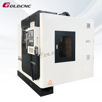 Centre d'usinage vertical 3 axes GOLDCNC VMC650, broche simple BT40, haute précision, robuste, pour le fraisage de métaux