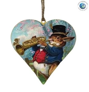 Top Demanded <b>Decorative</b> Wooden Heart Easter Ornaments with Festive Patterns for <b>Spring</b> Holiday Display Available For Sale - Product Image 3