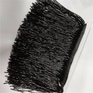 Cinta decorativa de borlas pesadas para <span class=keywords><strong>ropa</strong></span> de 15cm, flecos con cuentas de vidrio blanco y negro rojo plateado para <span class=keywords><strong>ropa</strong></span> de vestir - Product Image 2