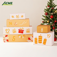 Boîte de papier aveugle de Noël à double porte de bonne qualité Boîte à bonbons Boîte à jouets Boîte cadeau de Noël en papier