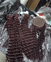 Extensions de cheveux bouclés Caribéens Pixie, couleur mèches 613, boucles birmanes, cheveux vietnamiens, cheveux indiens bouclés bruts et lâches