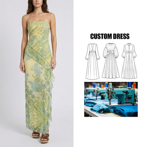 Custom <strong>Women</strong> <strong>Summer</strong> <strong>Dress</strong> Manufacturer OEM ODM Elegant <strong>Dresses</strong> for <strong>Women</strong> High Quality <strong>Long</strong> <strong>Dress</strong> <strong>Summer</strong> Casual Fashion Clothing - Product Image 1