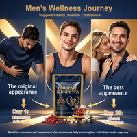 Thé pour la santé de la prostate et des reins pour hommes, thé aux baies de goji et framboises, sachets de thé pyramidaux 90g 3g 30 sachets, mélange d'herbes naturelles