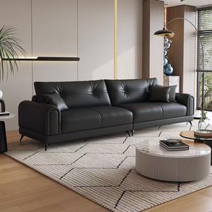 Vendita calda Design semplice moderno lusso personalizzato a buon mercato classico divano in pelle Set per uso domestico - Product Image 6