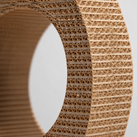 Tunnel pour chat en carton ondulé en forme de chauve-souris avec ailes et quatre pieds, griffoir pour chat, tunnel de jeu pour chat d'intérieur