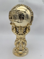SE7ART Trophée personnalisé en résine électroplaquée 3D durable, statue d'ange de musculation gravée