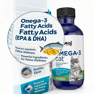 Aceite de Salmón OEM <span class=keywords><strong>para</strong></span> <span class=keywords><strong>Perros</strong></span> y Gatos, Piel y Pelo Saludables, Aceite de Pescado Omega 3 EPA DHA, Suplemento Alimenticio Líquido <span class=keywords><strong>para</strong></span> Mascotas - Product Image 5
