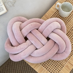<span class=keywords><strong>Coussin</strong></span> de canapé de chaise de couleur unie Spandex en forme d'anneau, boule de noeud de <span class=keywords><strong>coussin</strong></span> de canapé bon marché pour la décoration de salon - Product Image 1