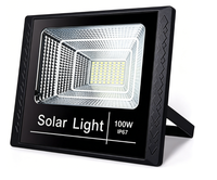 Lampe solaire LED extérieure tout-en-un en forme d'épée avec capteur de mouvement PIR