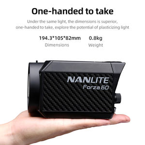 ไฟถ่ายภาพ <span class=keywords><strong>NANLITE</strong></span> Forza <span class=keywords><strong>60W</strong></span> 5600K ไฟ LED พกพาสำหรับใช้งานกลางแจ้ง ไฟ COB เดี่ยว พร้อมขาตั้ง Bowens สำหรับถ่ายวิดีโอสดบน Youtube - Product Image 3