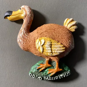 毛里求斯旅游纪念彩绘工艺品渡渡鸟创意装饰收藏纪念品冰箱贴