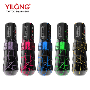 เครื่องสักโรตารี่ยี่ห้อ Yilong รุ่น Camouflage แบตเตอรี่ 2000mAh พร้อมจอ LCD ไร้สาย และหัวต่อ RCA - Product Image 2