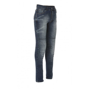 Vaqueros de moto Befast Ultron con protectores de rodilla y fibra de aramida azul oscuro 36 - Product Image 1