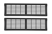 Cache de protection pour grille d'aération sous le siège Tesla Model 3 Y, cadre de grille d'aération arrière en ABS style carbone mat, accessoires intérieurs