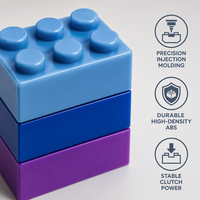 Bloques de Construcción Personalizados al por Mayor, Piezas de Bloques, OEM, Marca Privada, Bloques Clásicos Compatibles, Juguetes para Niños y Adultos, DIY