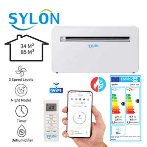 Climatisation monobloc <span class=keywords><strong>sans</strong></span> <span class=keywords><strong>unité</strong></span> <span class=keywords><strong>extérieure</strong></span>, classe A, climatisation murale monobloc, onduleur, 10 000 BTU avec chauffage PTC - Product Image 2