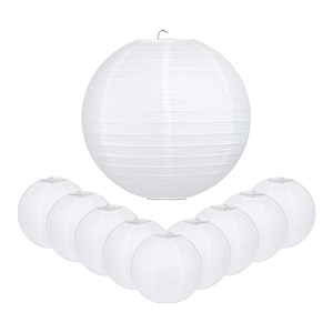 Nicro Nhà Máy Ban Đầu Tùy Chỉnh Handmade Trắng Treo Giấy Thủ Công Diwali Đảng Đèn Lồng Trung Thu Đèn Trang Trí Đám Cưới - Product Image 2