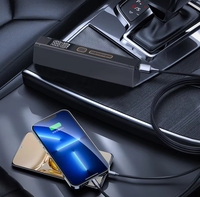 Compresseur d'air automatique puissant sans fil Pompe de gonflage de pneus de voiture numérique Pompe à air à batterie au lithium rechargeable filaire ou sans fil