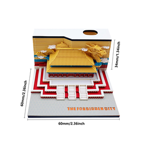Set Personalizzato con Calendario da Scrivania 3D Inciso, Blocco Note e Segnalibro con Stampa Digitale su Carta <span class=keywords><strong>Mamo</strong></span> per Souvenir di Compleanno - Product Image 2