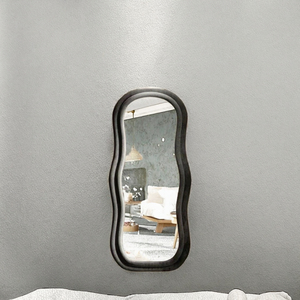 Miroir mural décoratif sur mesure, traditionnel, fait main, écologique, sans cuivre, avec cadre en fer forgé et verre HD pour dressing - Product Image 3