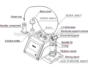 완전 자동 전위차계 적정 원리 실험실 자동 탄/TBN 적정기 - Product Image 1