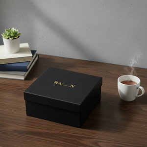 Boîte cadeau magnétique en papier kraft blanc avec fenêtre pour l'emballage de pâtisseries, biscuits, beignets et aliments - Vente en gros - Product Image 1