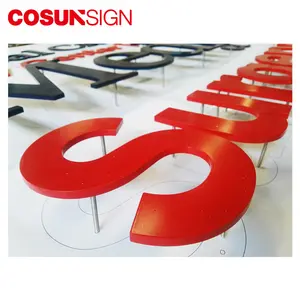 Cosun卸売価格カスタマイズ形状PVCレター工場深セン