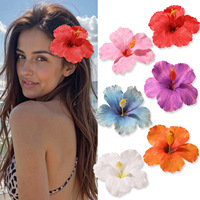 Korsase Bunga Frangipani Buatan Tangan untuk Pernikahan Hawaii, Jepit Rambut, Sentuhan Alami, Tahan Lama, untuk Hari Ibu, Paskah